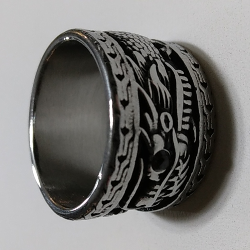 Garnet Dragon Ring - image 4